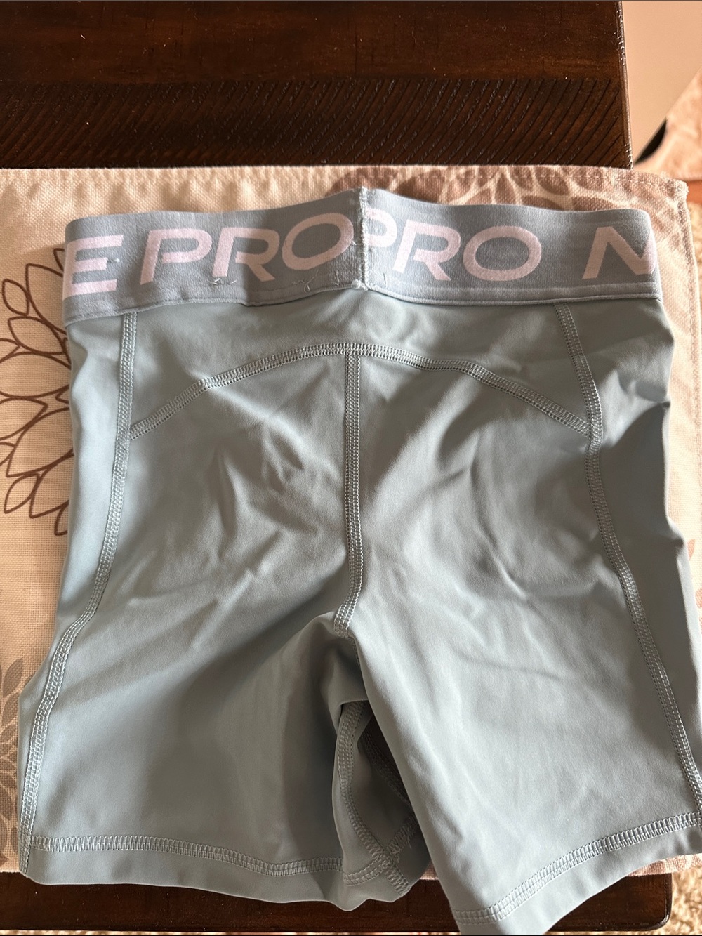 Nike Light Blue Pro Compression Shorts